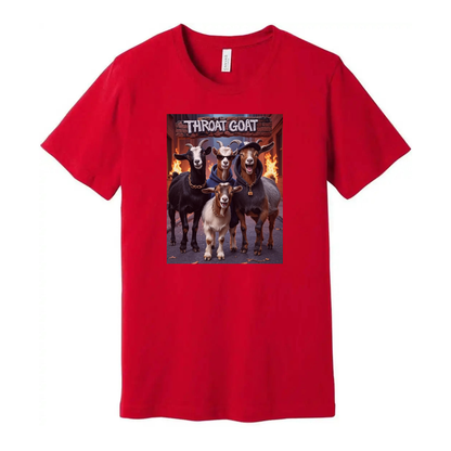 Throat Goat Unisex Graphic Tee Cotton Shirt Breathable
