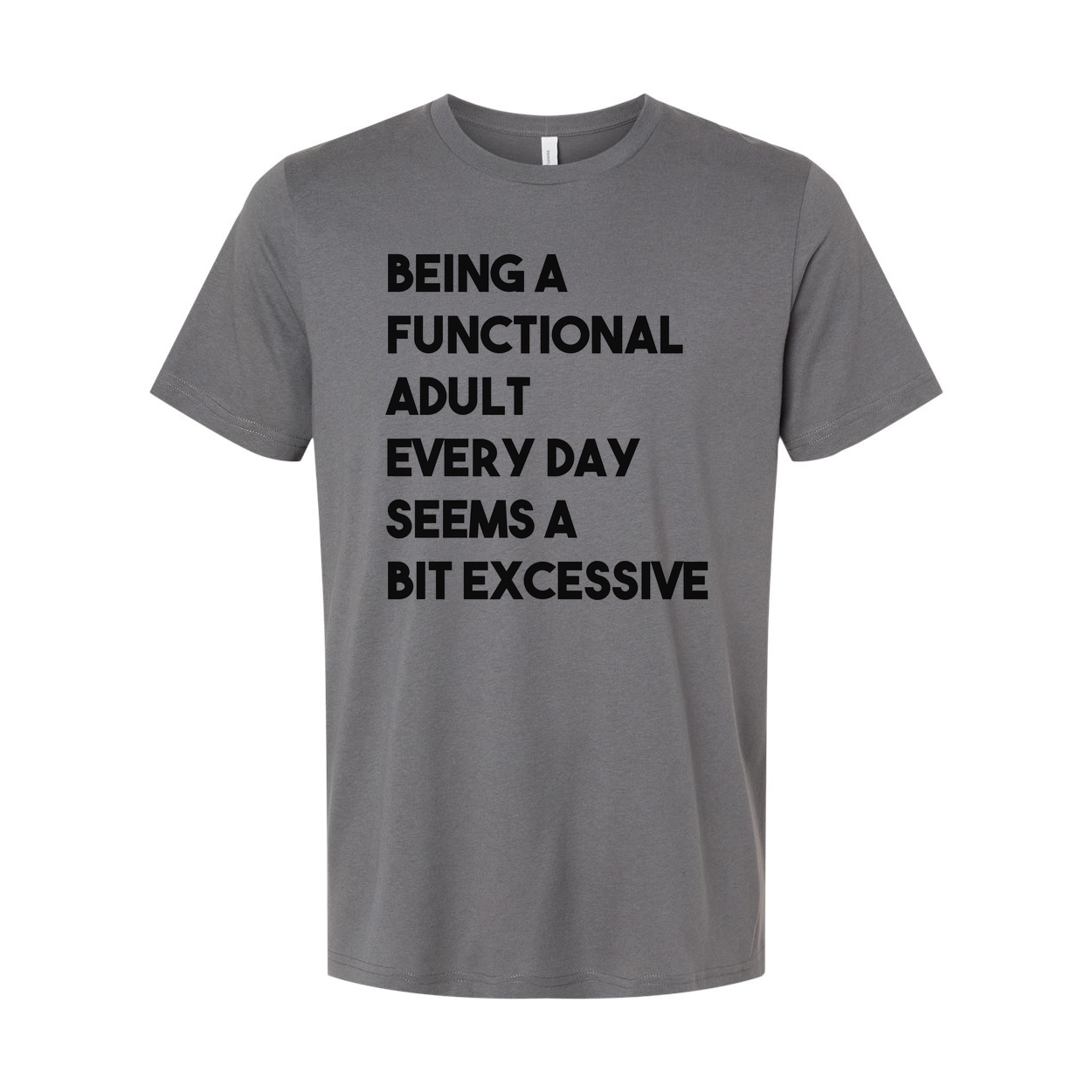Being a Functional Adult Every Day Seems a Bit Excessive Tee