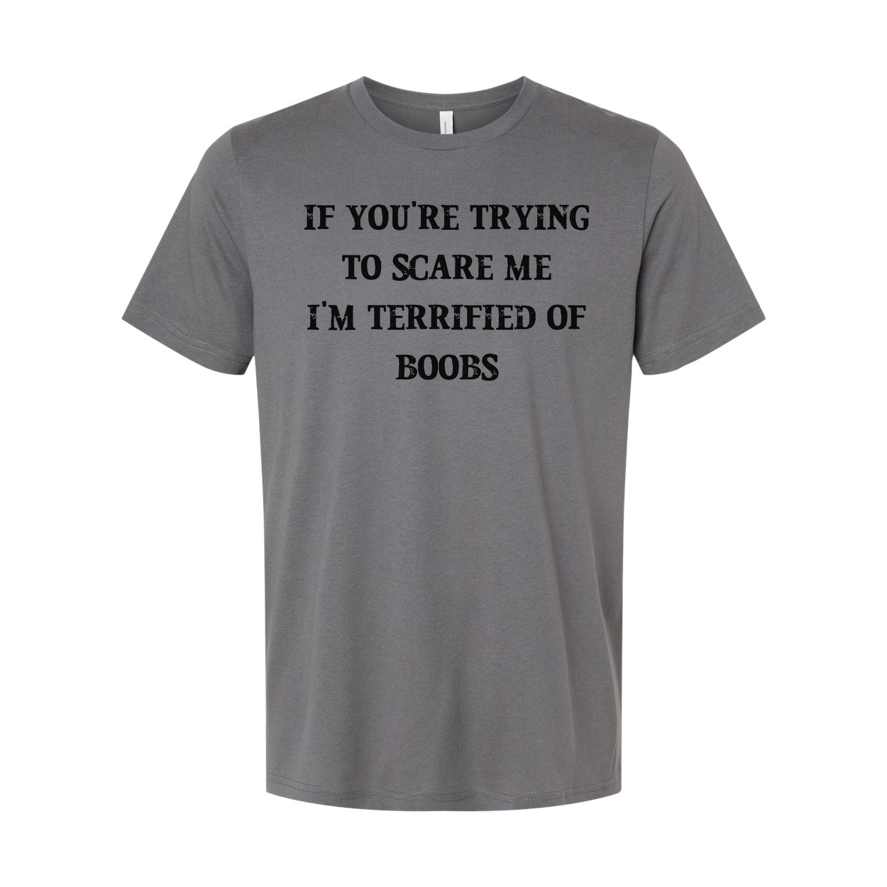 If You Are Trying To Scare Me I Am Terrified Of Boobs Tee