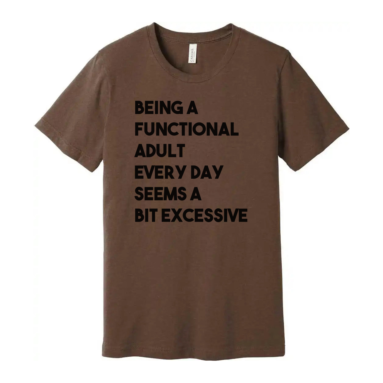 Being a Functional Adult Every Day Seems a Bit Excessive Tee