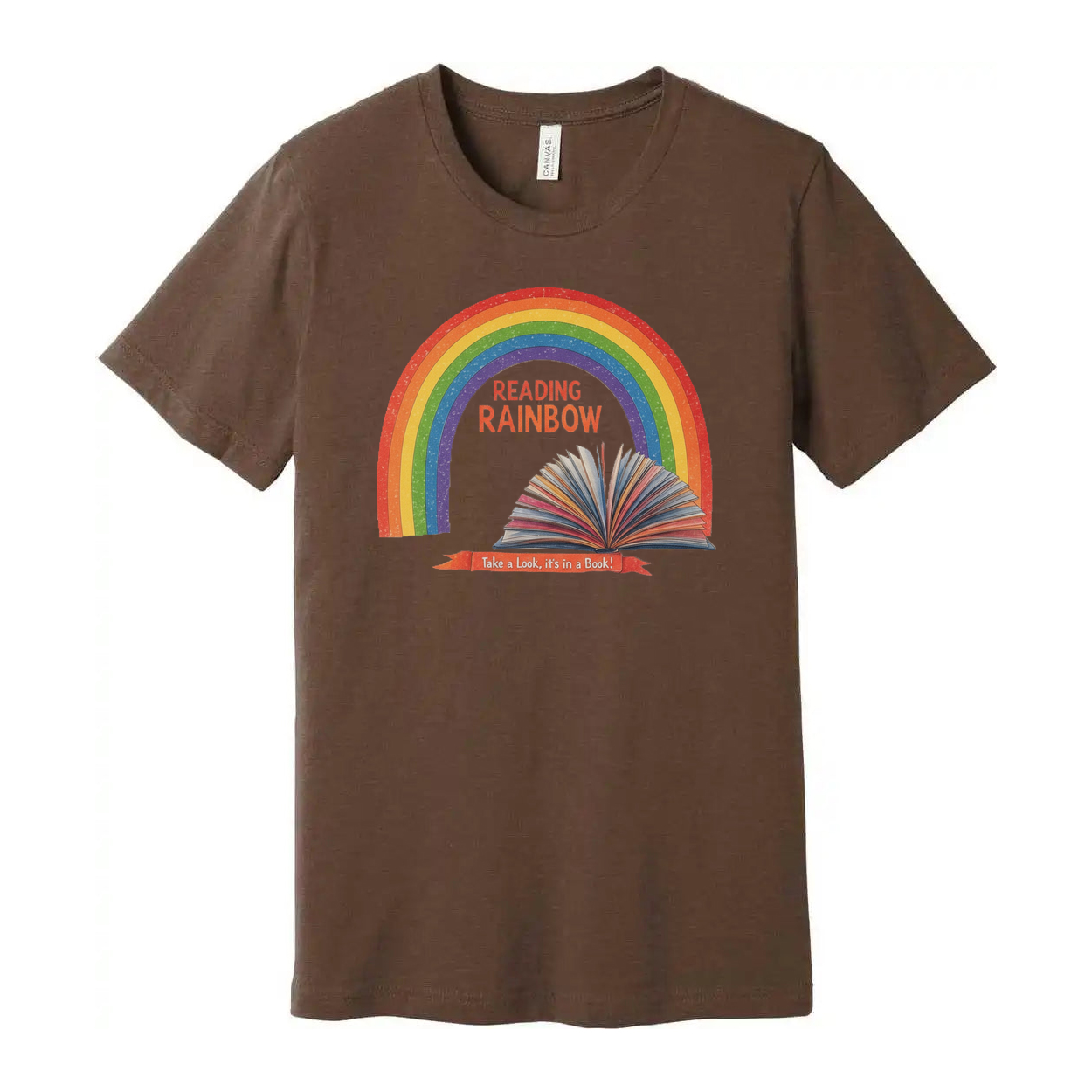 Reading Rainbow Take A Look Its In A Book Unisex Tee