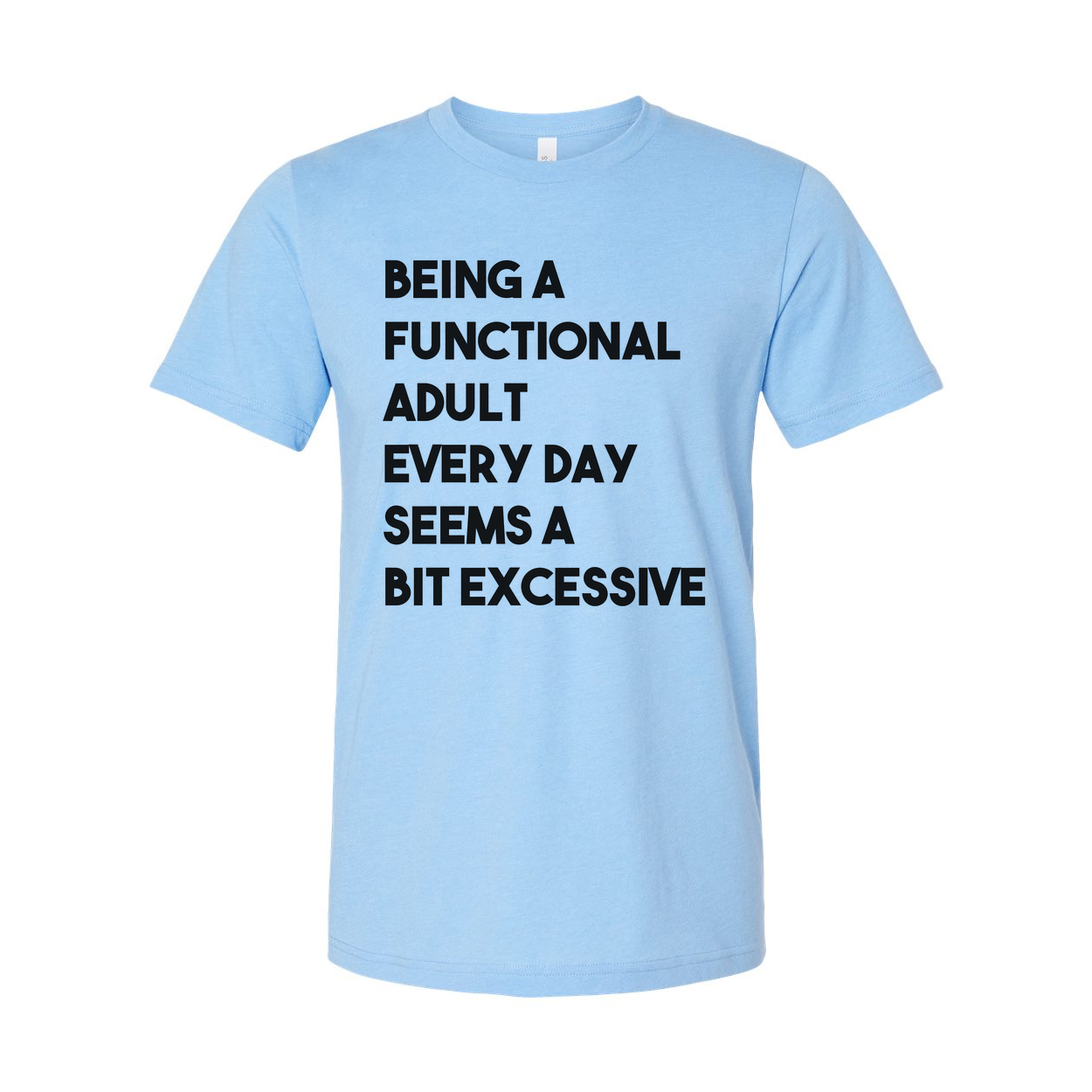 Being a Functional Adult Every Day Seems a Bit Excessive Tee
