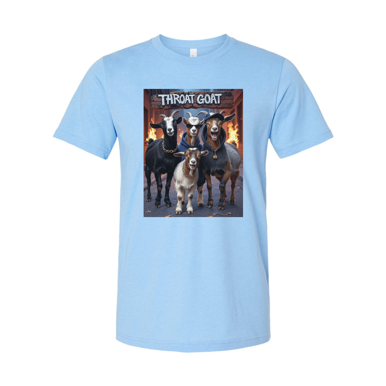 Throat Goat Unisex Graphic Tee Cotton Shirt Breathable