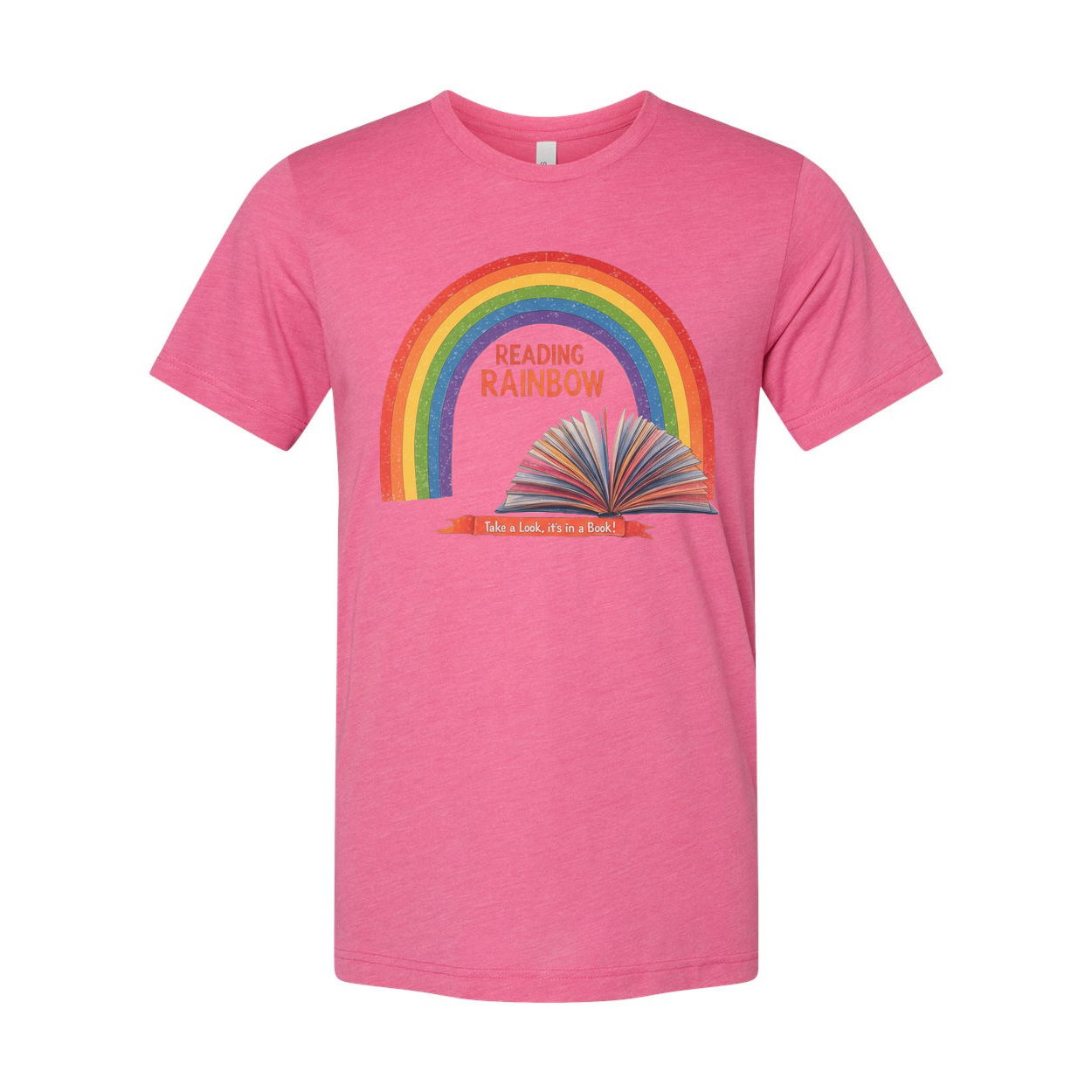 Reading Rainbow Take A Look Its In A Book Unisex Tee