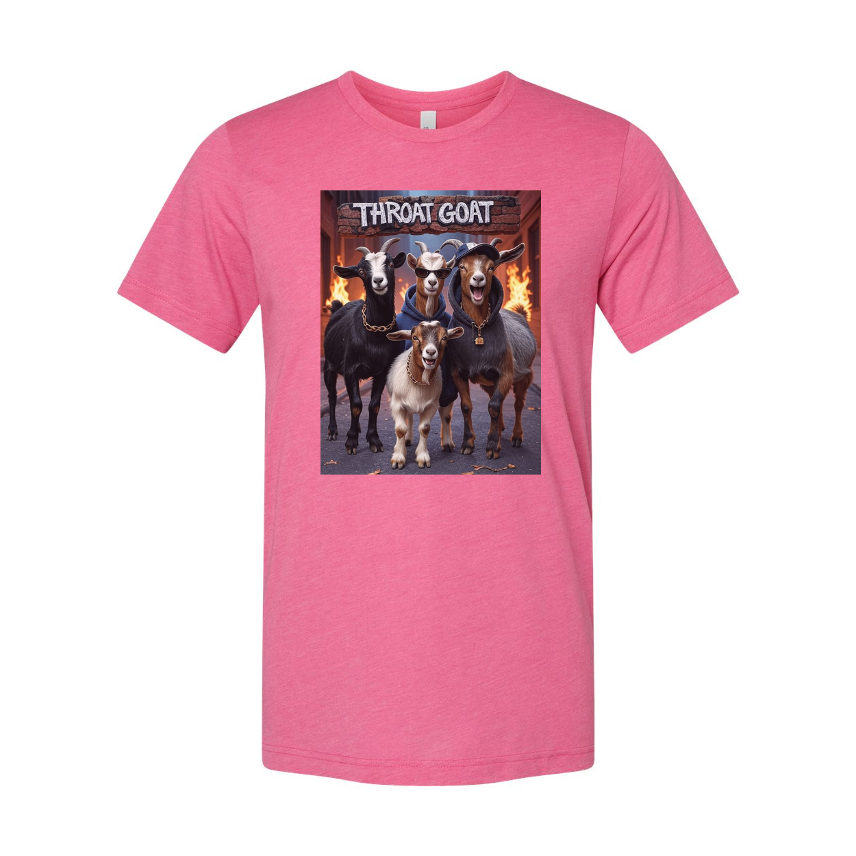 Throat Goat Unisex Graphic Tee Cotton Shirt Breathable