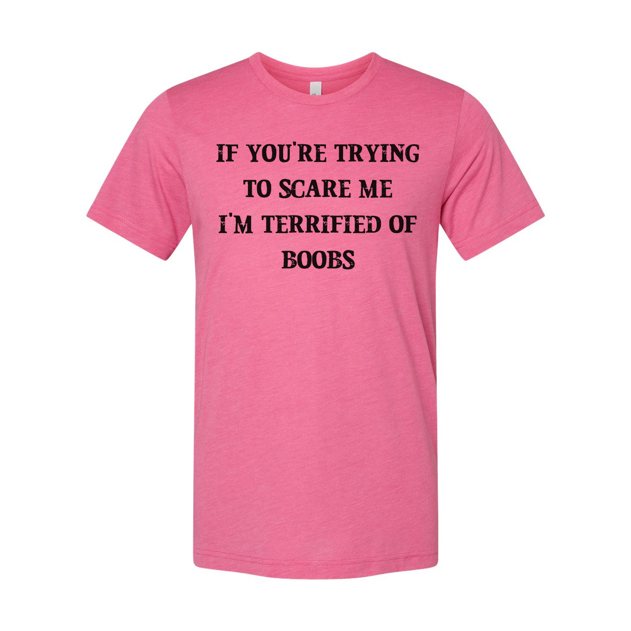 If You Are Trying To Scare Me I Am Terrified Of Boobs Tee
