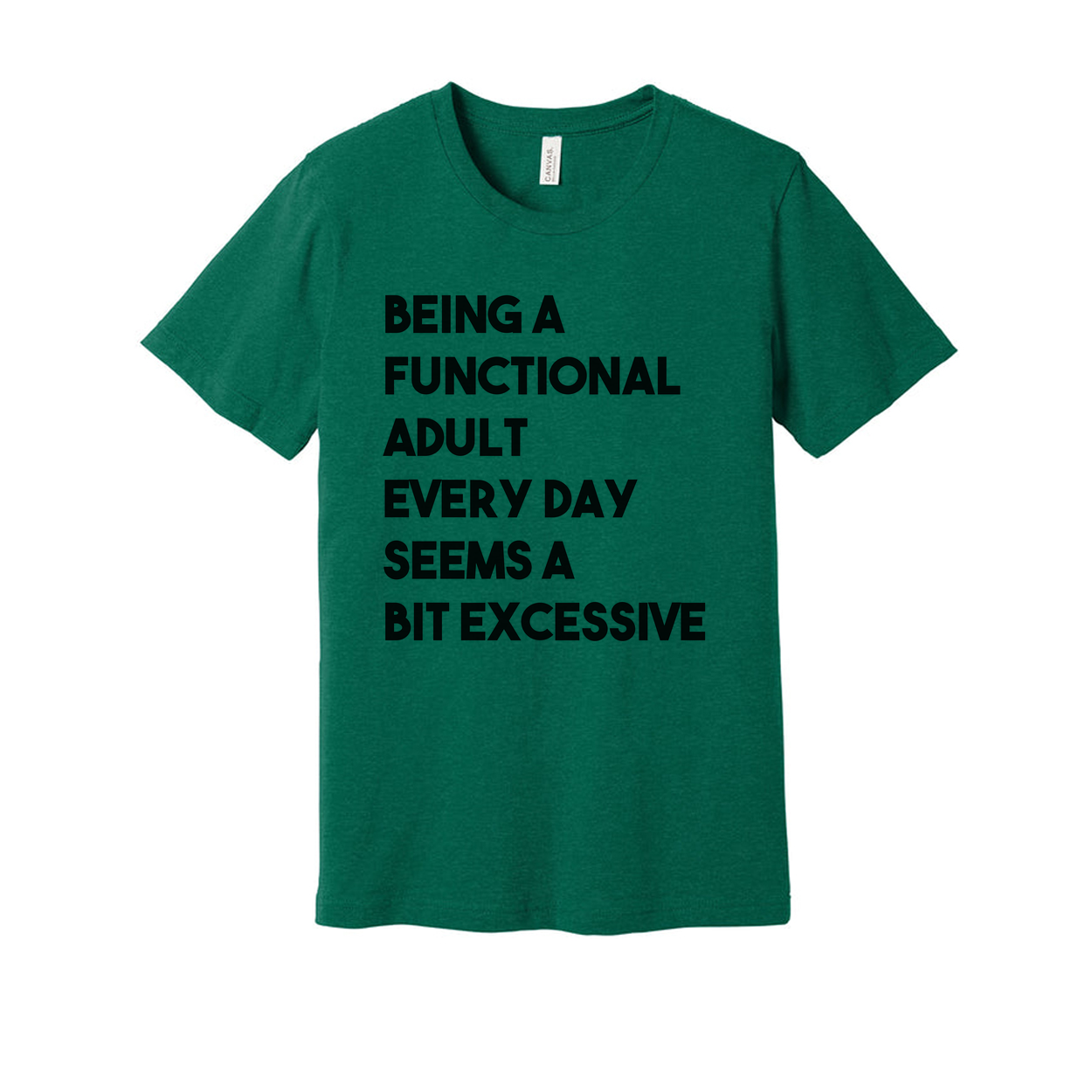 Being a Functional Adult Every Day Seems a Bit Excessive Tee