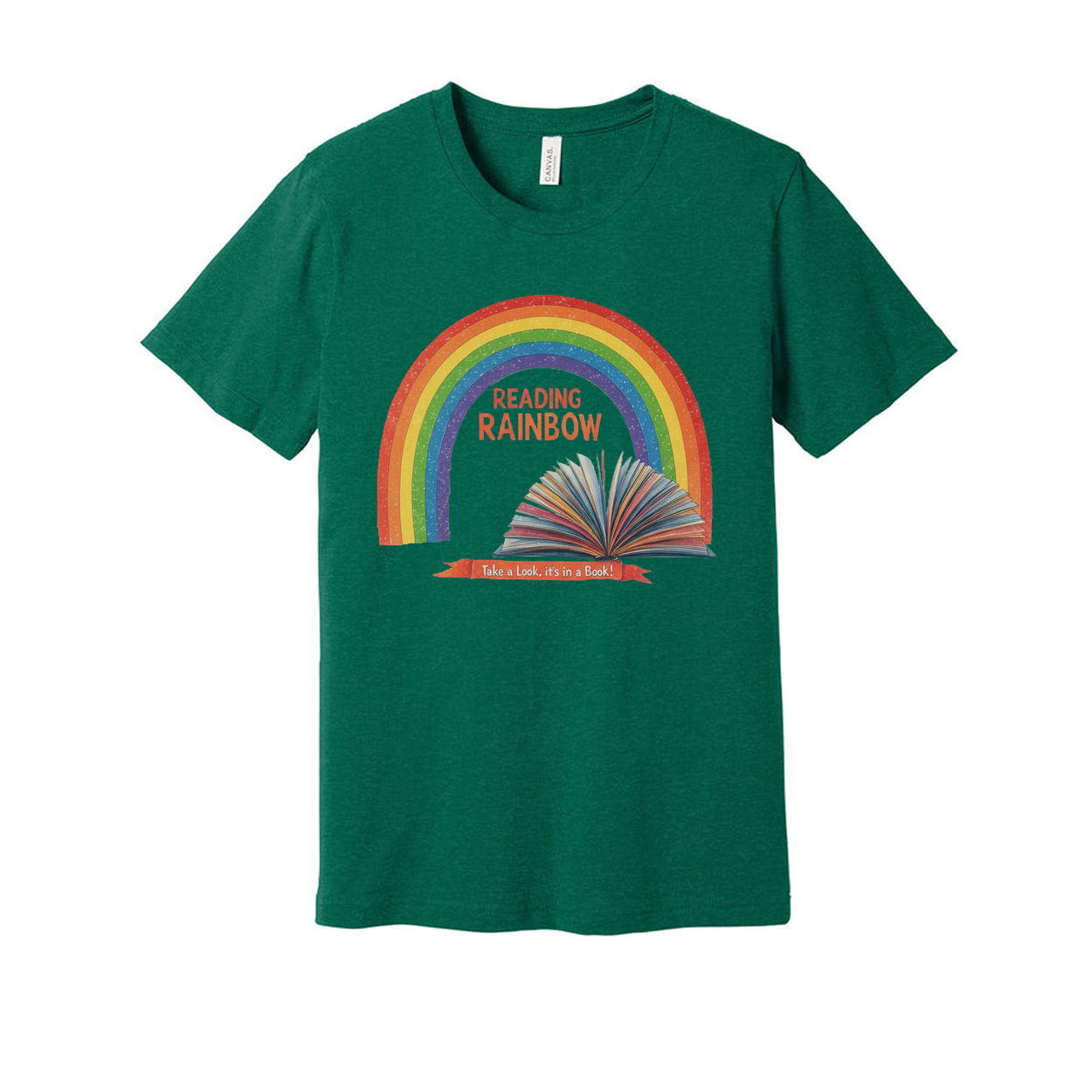 Reading Rainbow Take A Look Its In A Book Unisex Tee