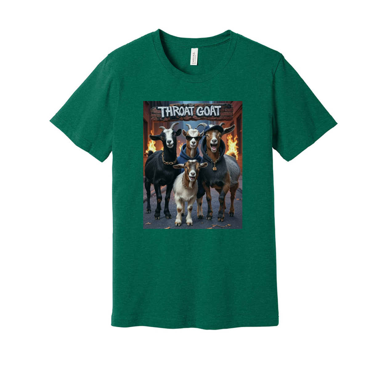 Throat Goat Unisex Graphic Tee Cotton Shirt Breathable