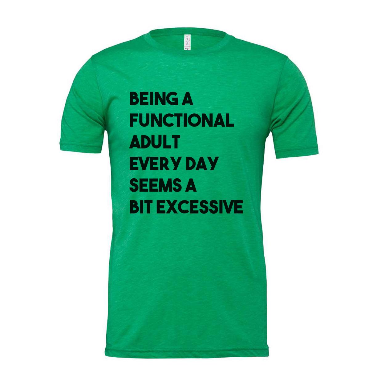 Being a Functional Adult Every Day Seems a Bit Excessive Tee