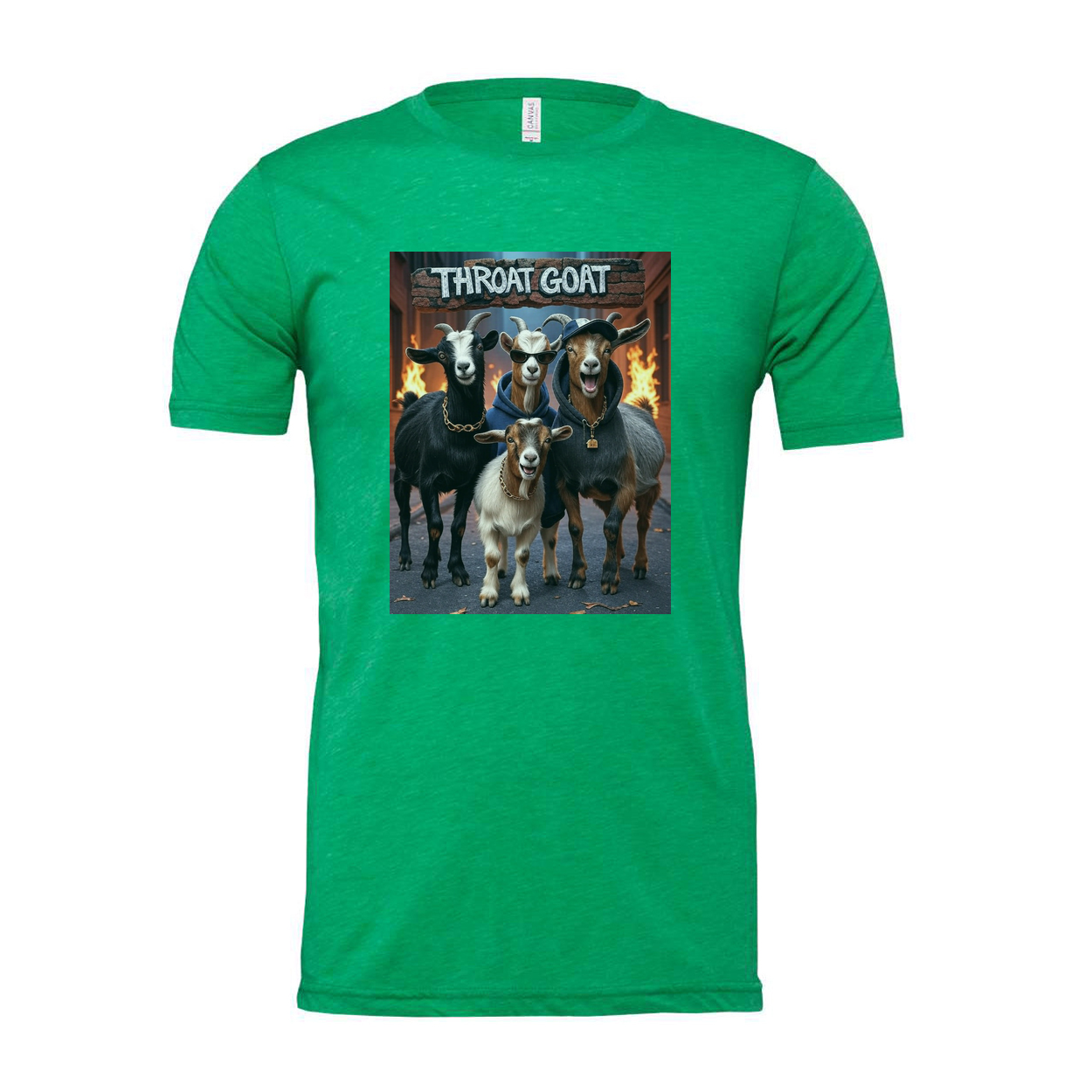 Throat Goat Unisex Graphic Tee Cotton Shirt Breathable