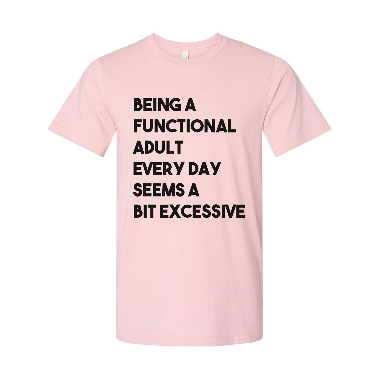 Being a Functional Adult Every Day Seems a Bit Excessive Tee