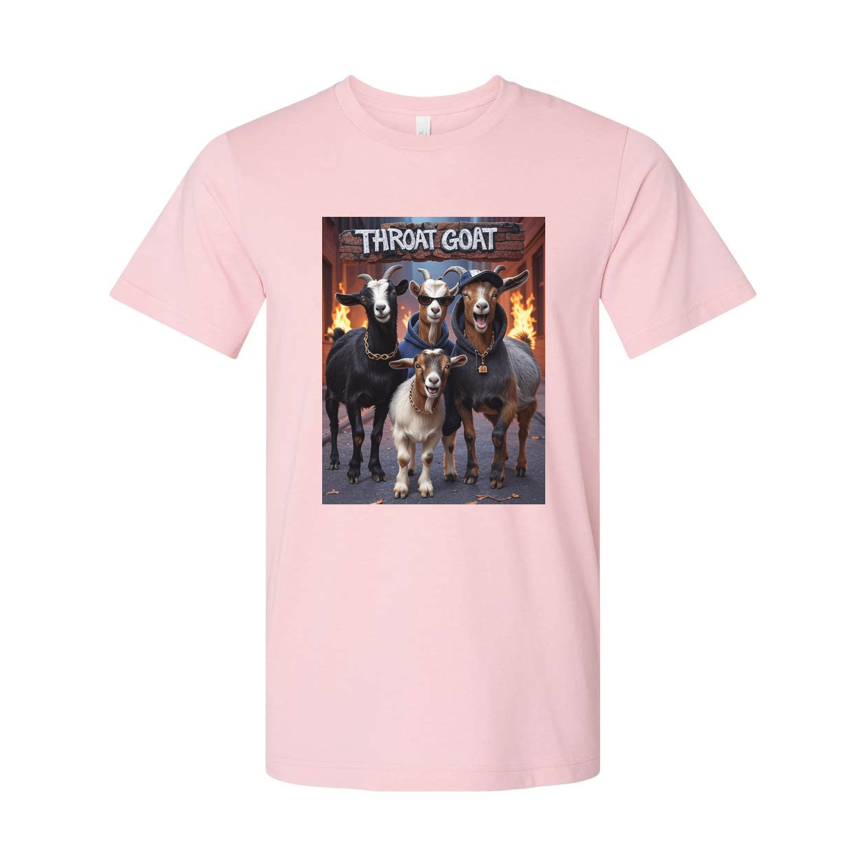 Throat Goat Unisex Graphic Tee Cotton Shirt Breathable