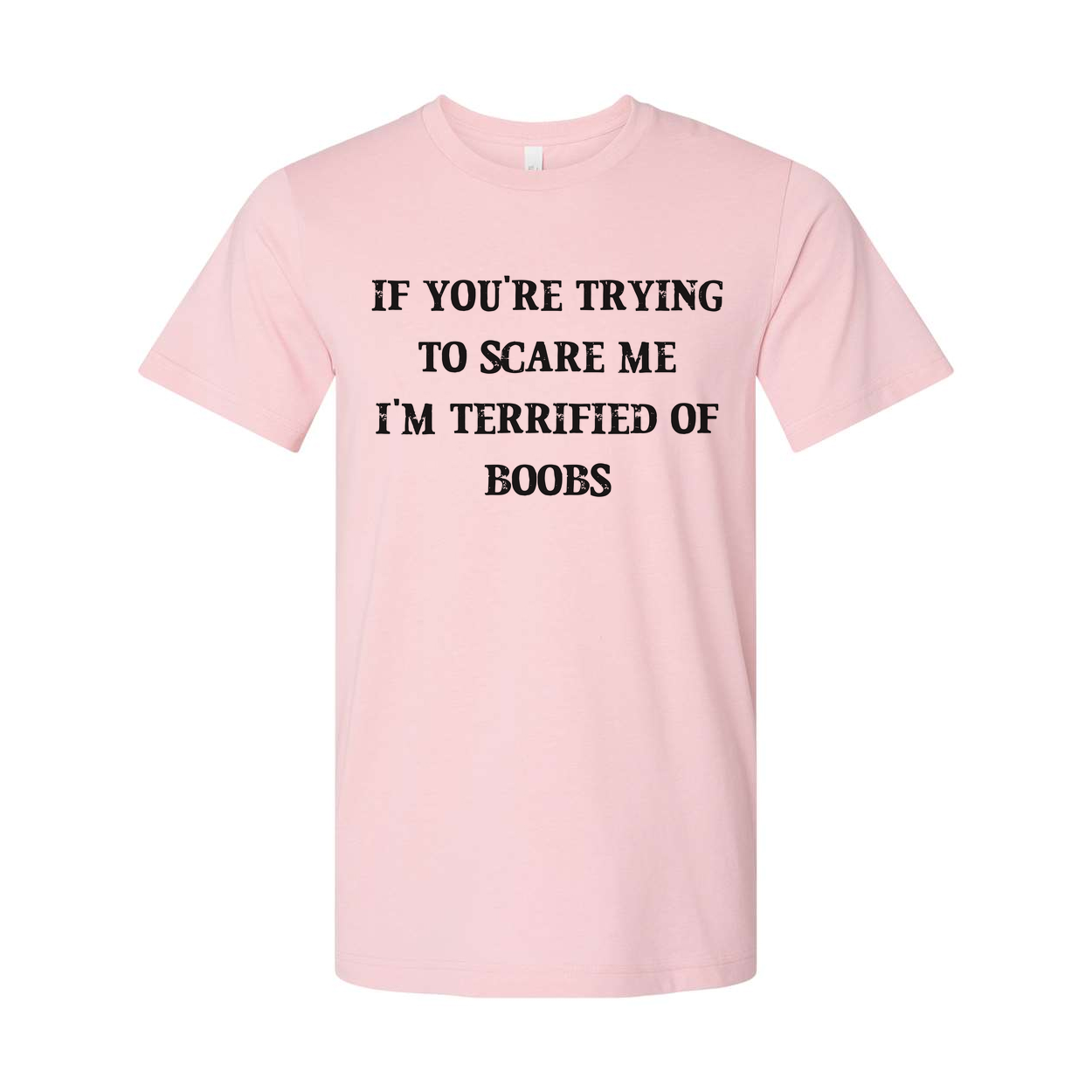If You Are Trying To Scare Me I Am Terrified Of Boobs Tee