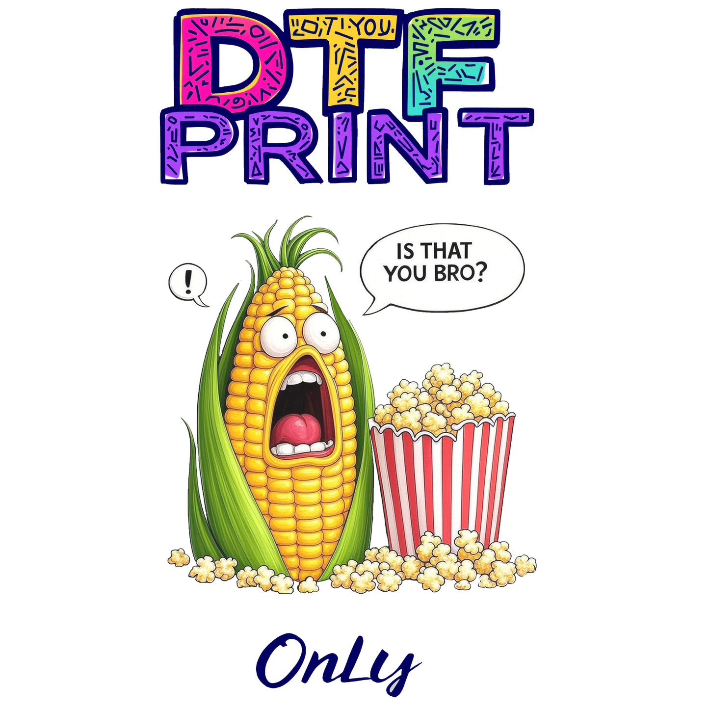 Is That You Bro Popcorn Unisex Graphic Casual Tee Shirt
