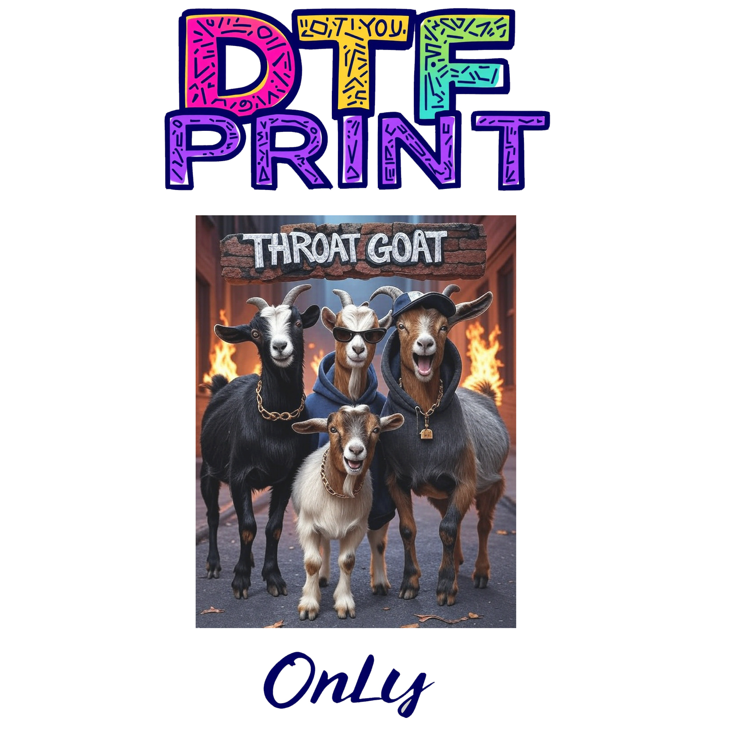 Throat Goat Unisex Graphic Tee Cotton Shirt Breathable