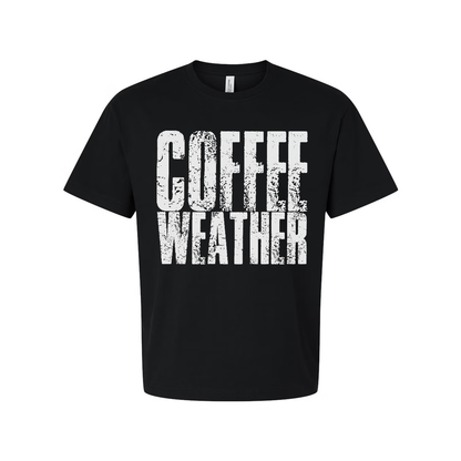 Coffee Weather Unisex T Shirt Graphic Tee For Coffee Lovers
