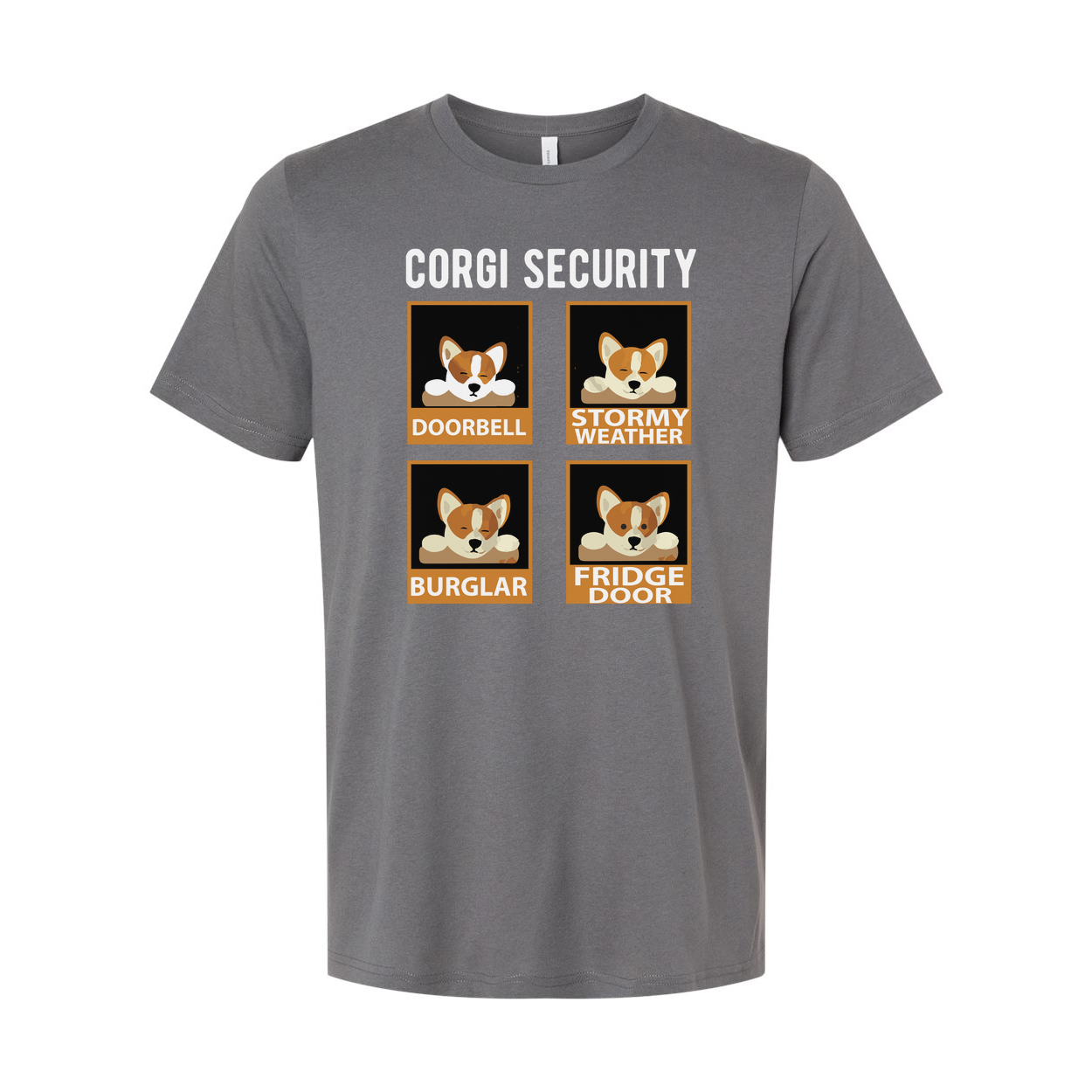Corgi Security Unisex T Shirt Graphic Tee For Dog Lovers