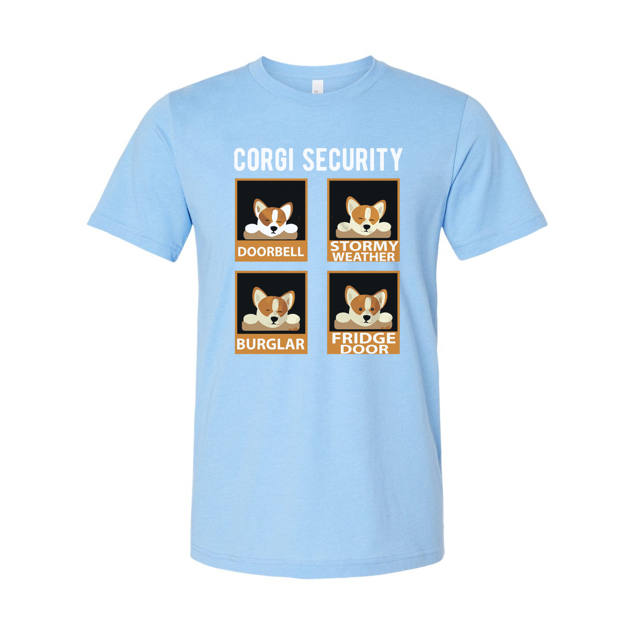 Corgi Security Unisex T Shirt Graphic Tee For Dog Lovers