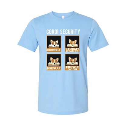 Corgi Security Unisex T Shirt Graphic Tee For Dog Lovers