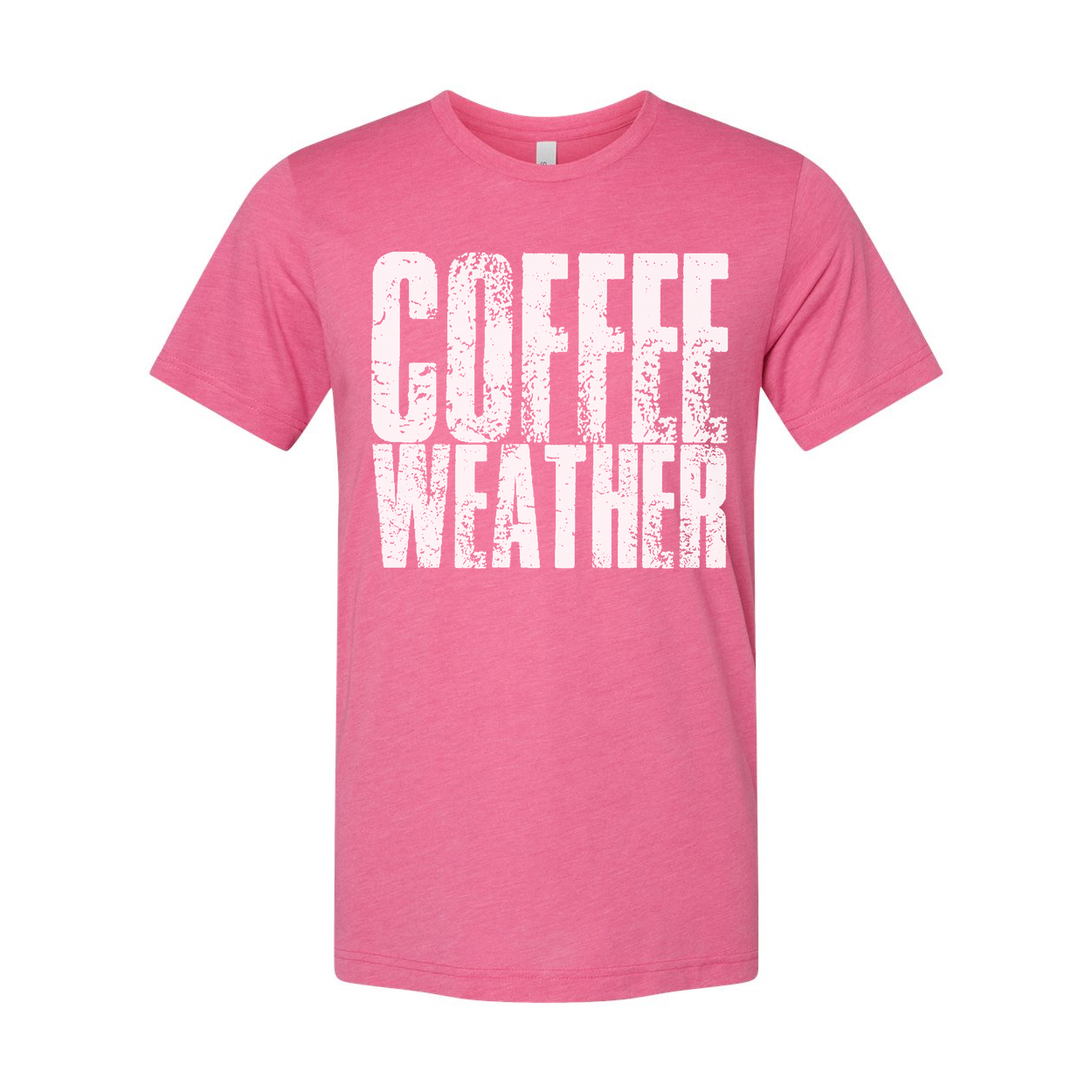 Coffee Weather Unisex T Shirt Graphic Tee For Coffee Lovers
