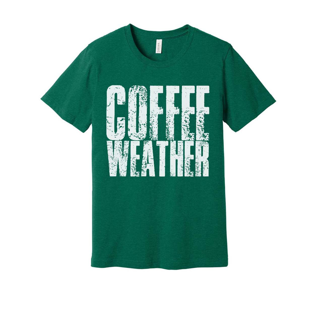 Coffee Weather Unisex T Shirt Graphic Tee For Coffee Lovers