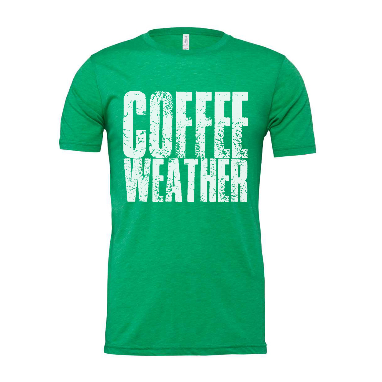 Coffee Weather Unisex T Shirt Graphic Tee For Coffee Lovers