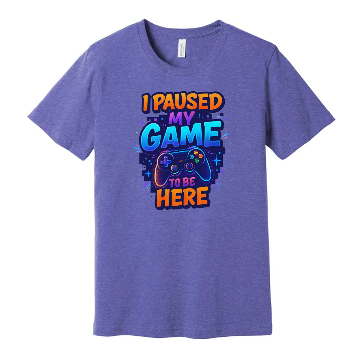 I Paused My Game To Be Here Unisex Graphic Tee Shirt