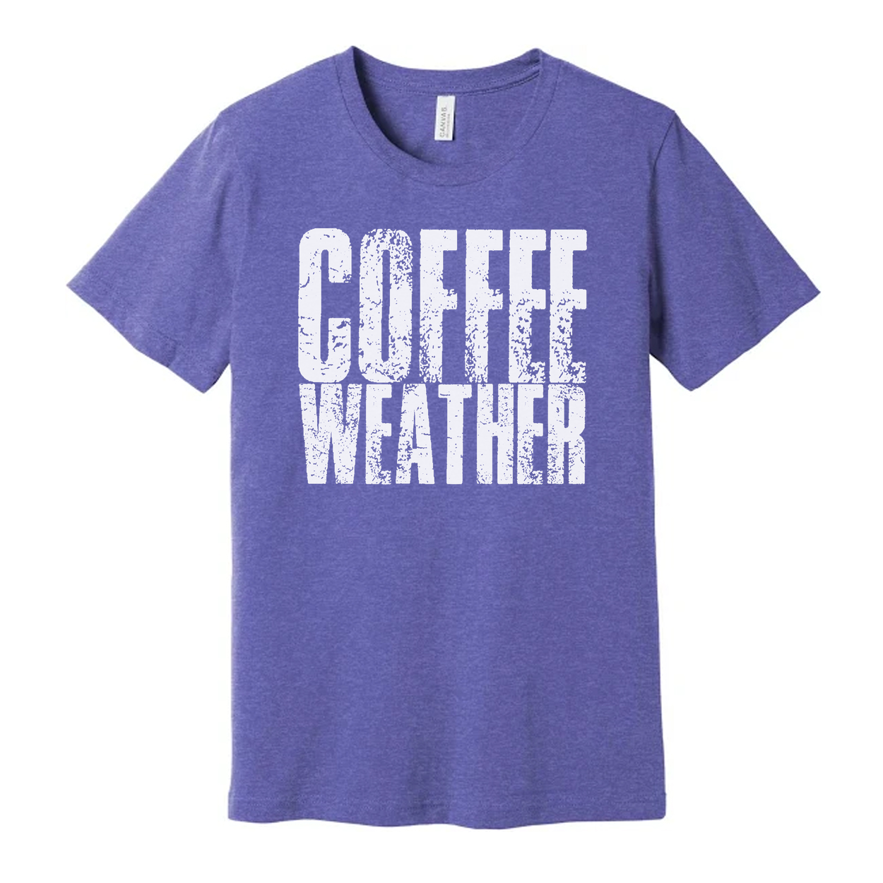 Coffee Weather Unisex T Shirt Graphic Tee For Coffee Lovers