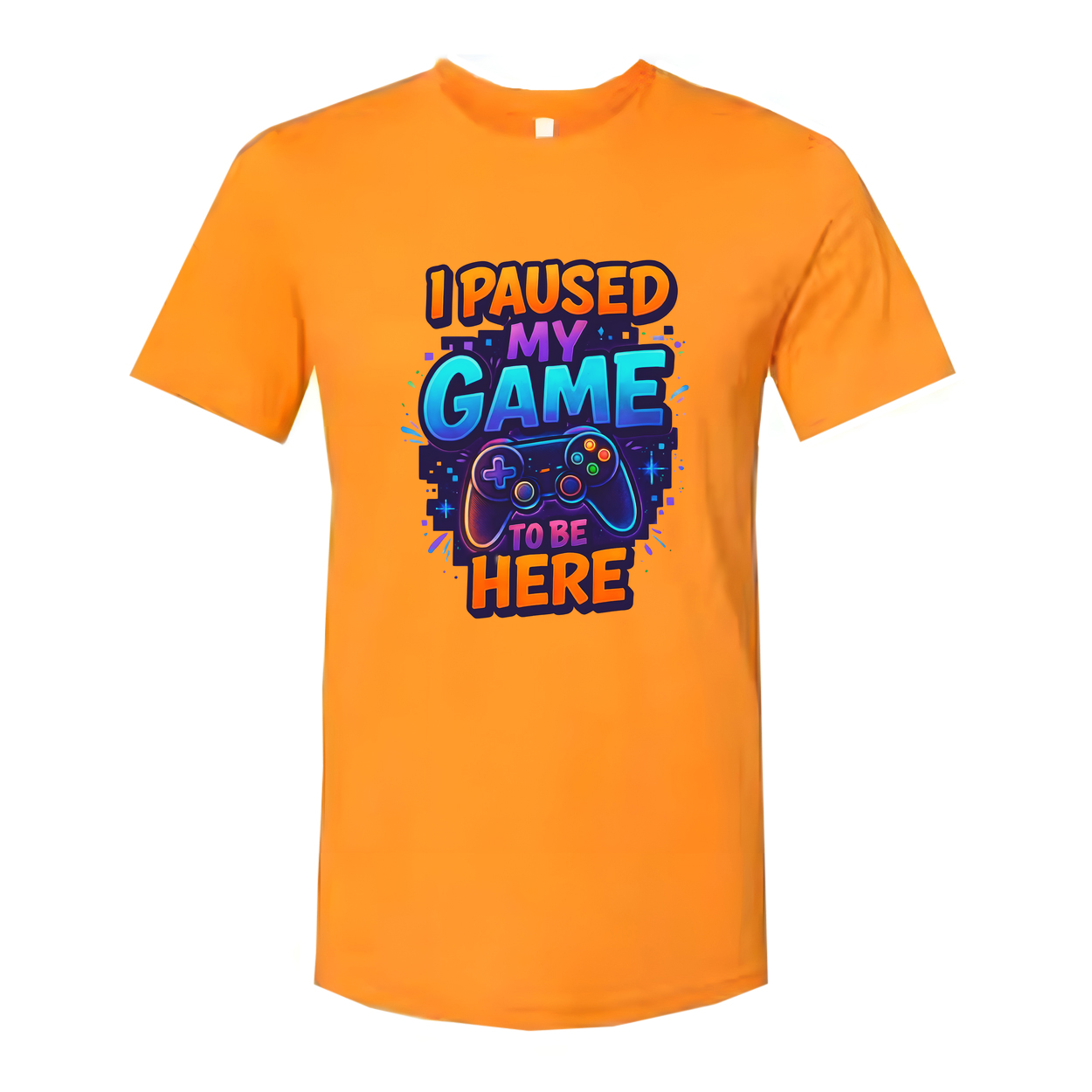 I Paused My Game To Be Here Unisex Graphic Tee Shirt