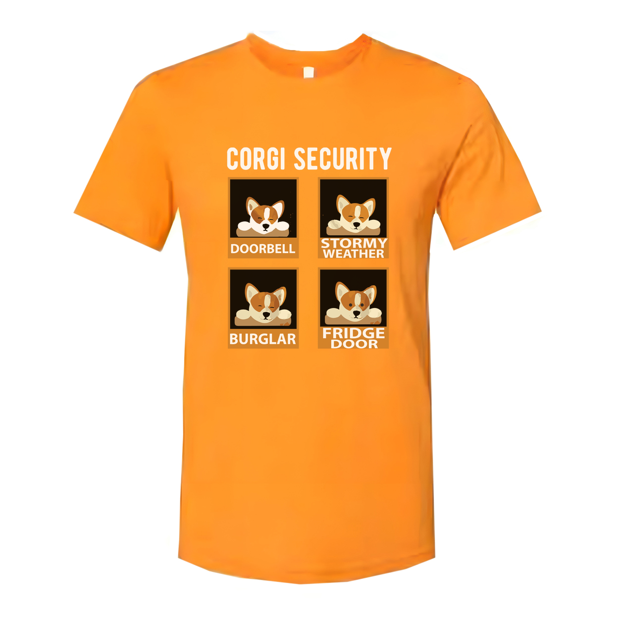 Corgi Security Unisex T Shirt Graphic Tee For Dog Lovers