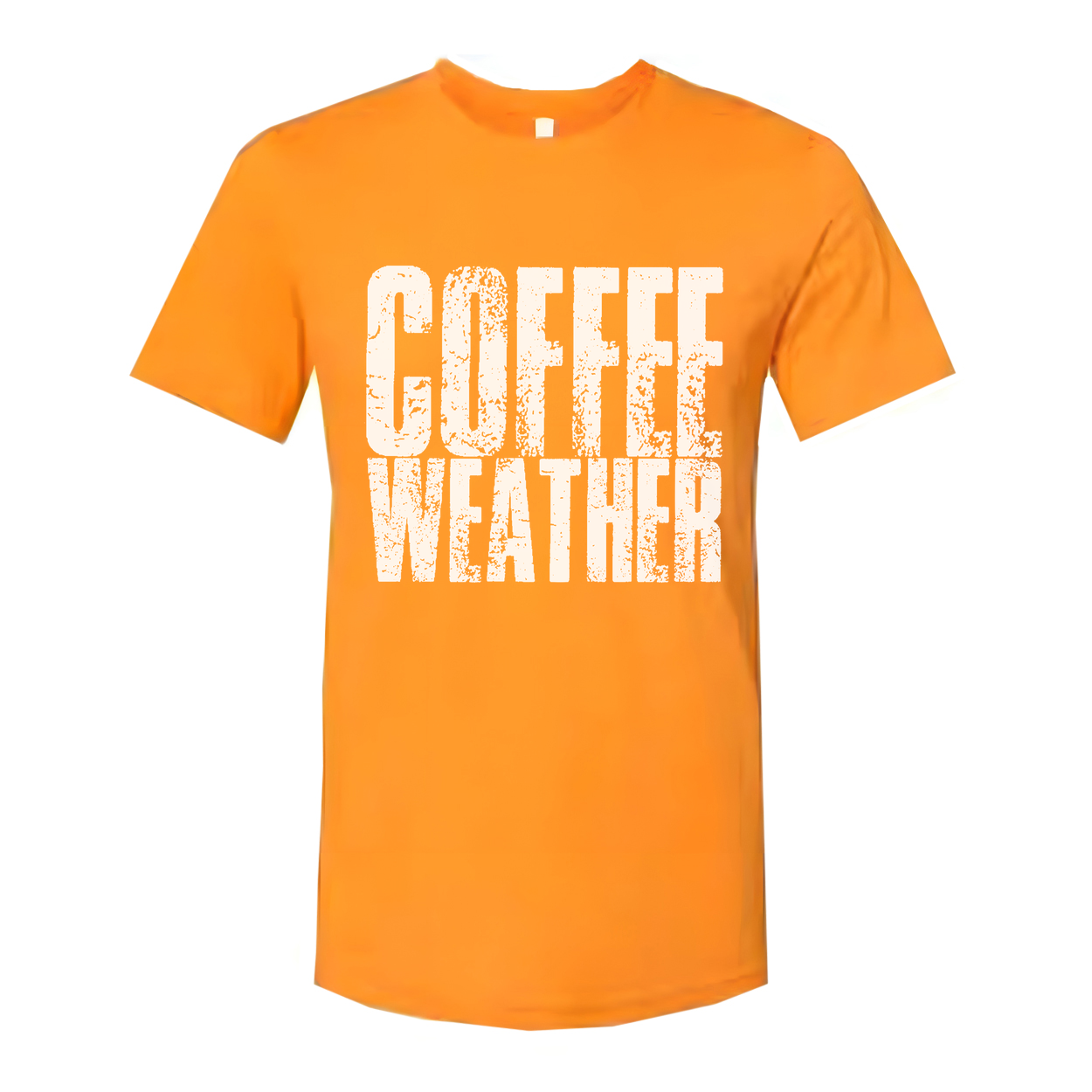 Coffee Weather Unisex T Shirt Graphic Tee For Coffee Lovers