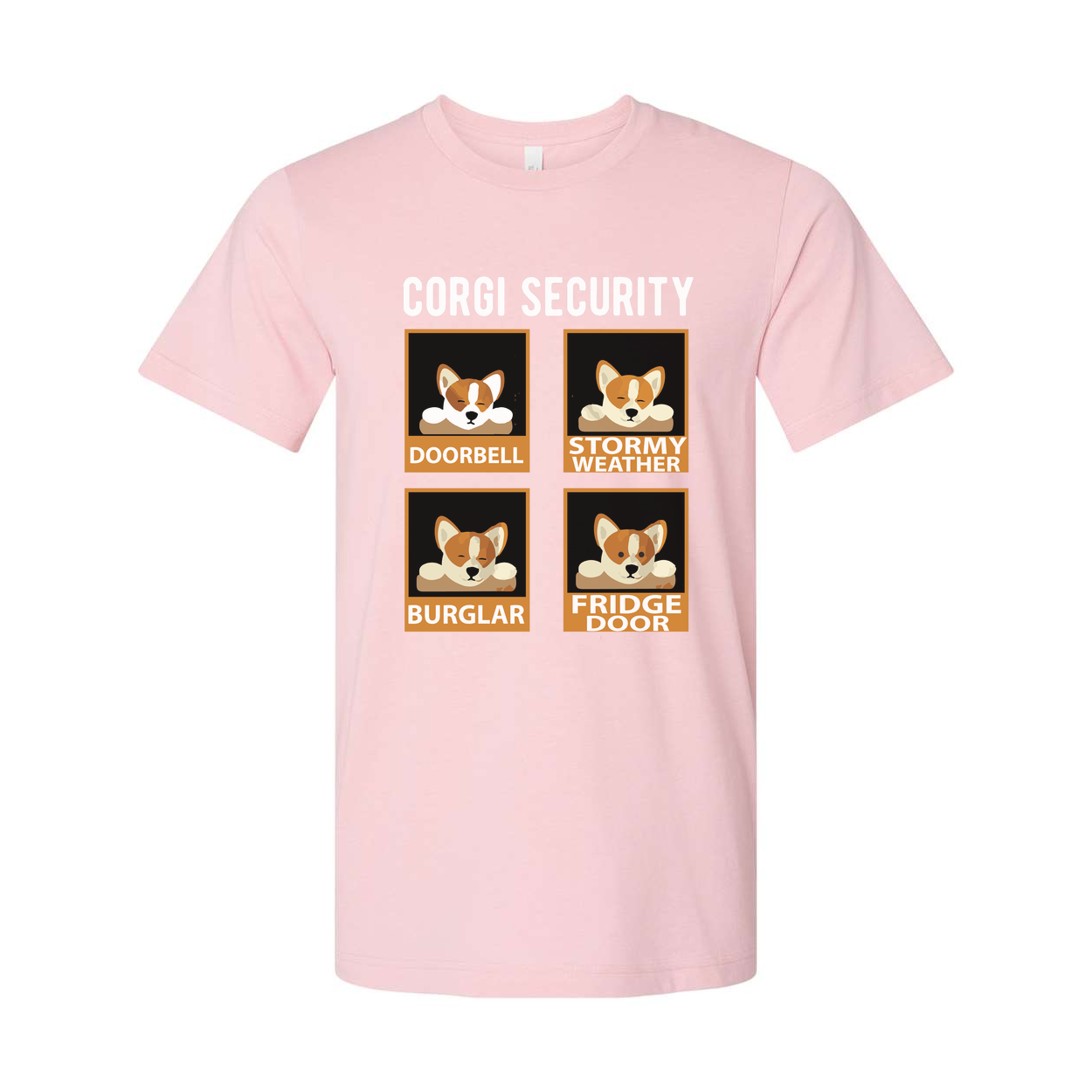 Corgi Security Unisex T Shirt Graphic Tee For Dog Lovers