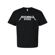 Mozzarella Sticks Unisex Graphic Tee Short Sleeve Black