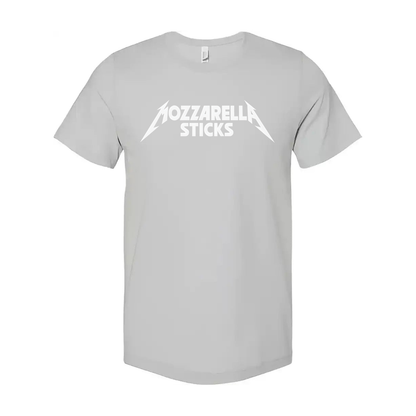 Mozzarella Sticks Unisex Graphic Tee Short Sleeve Black
