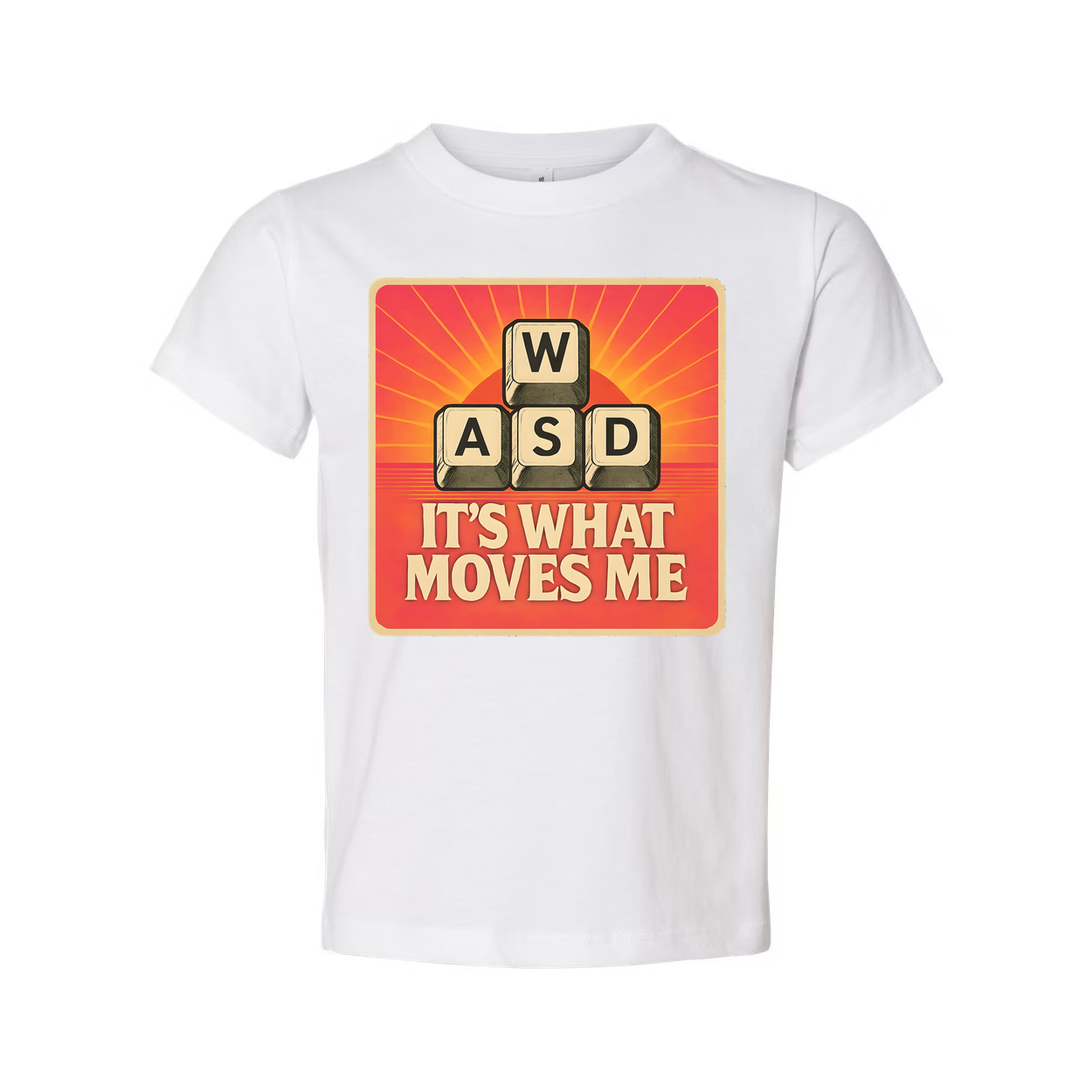 Vintage Graphic WASD Its What Moves Me Unisex T Shirt