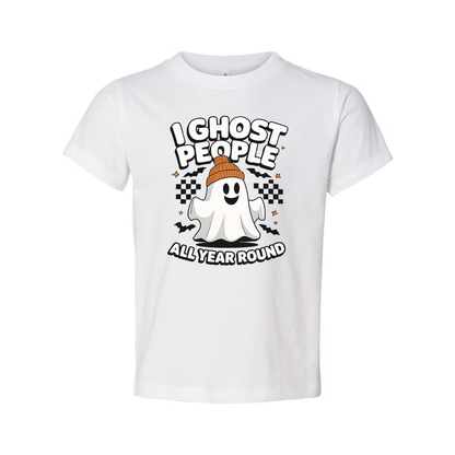 I Ghost People All Year Unisex T Shirt Funny Graphic Tee