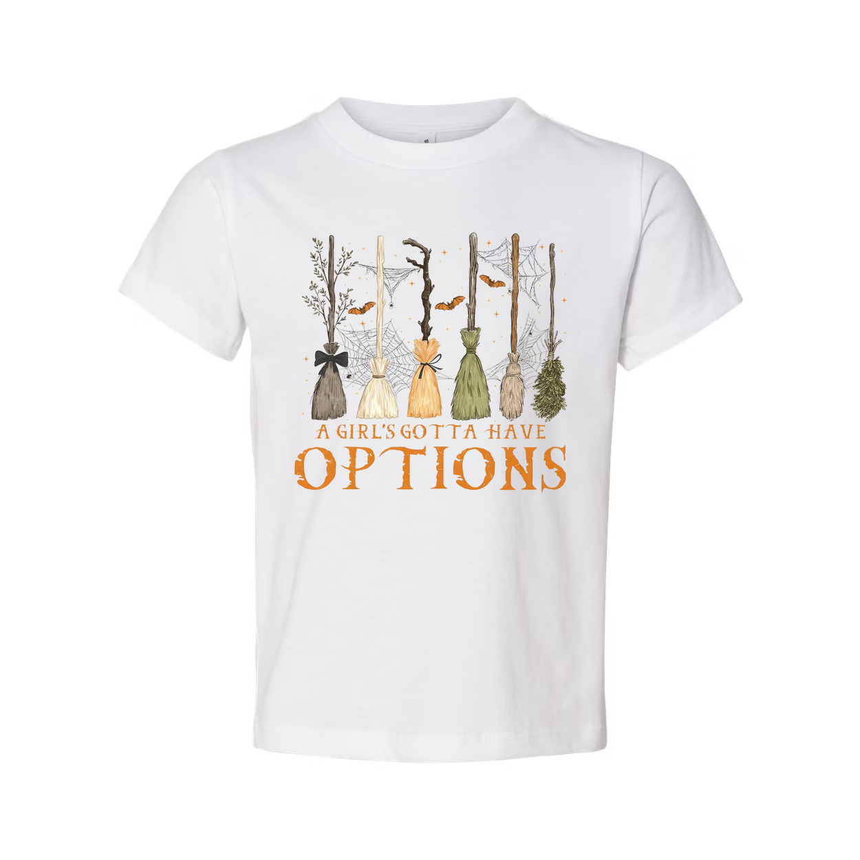 Girls Gotta Have Options Brooms Unisex T Shirt Design