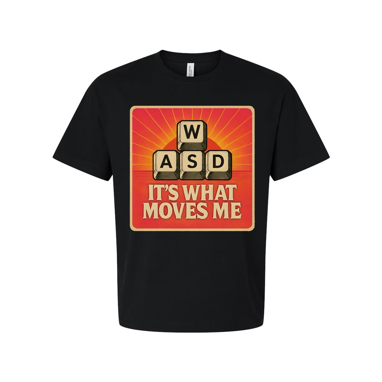 Vintage Graphic WASD Its What Moves Me Unisex T Shirt