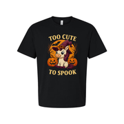 Too Cute to Spook Unisex Halloween Graphic Tee Shirt