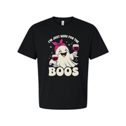 Im Just Here For The Boos Unisex T Shirt Graphic Tee