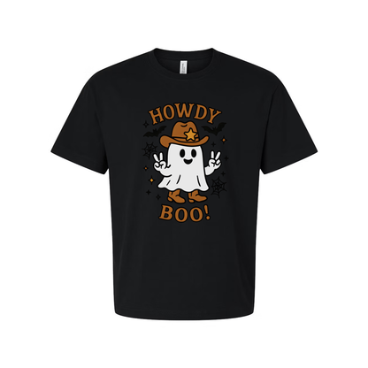 Howdy Boo Unisex T Shirt Halloween Graphic Tee For All