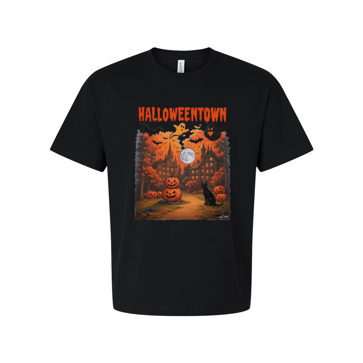 Halloween Town Unisex T Shirt Graphic Tee For Men And Women