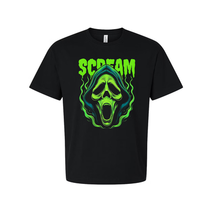 Ghostface Horror Neon Scream Unisex Graphic T Shirt