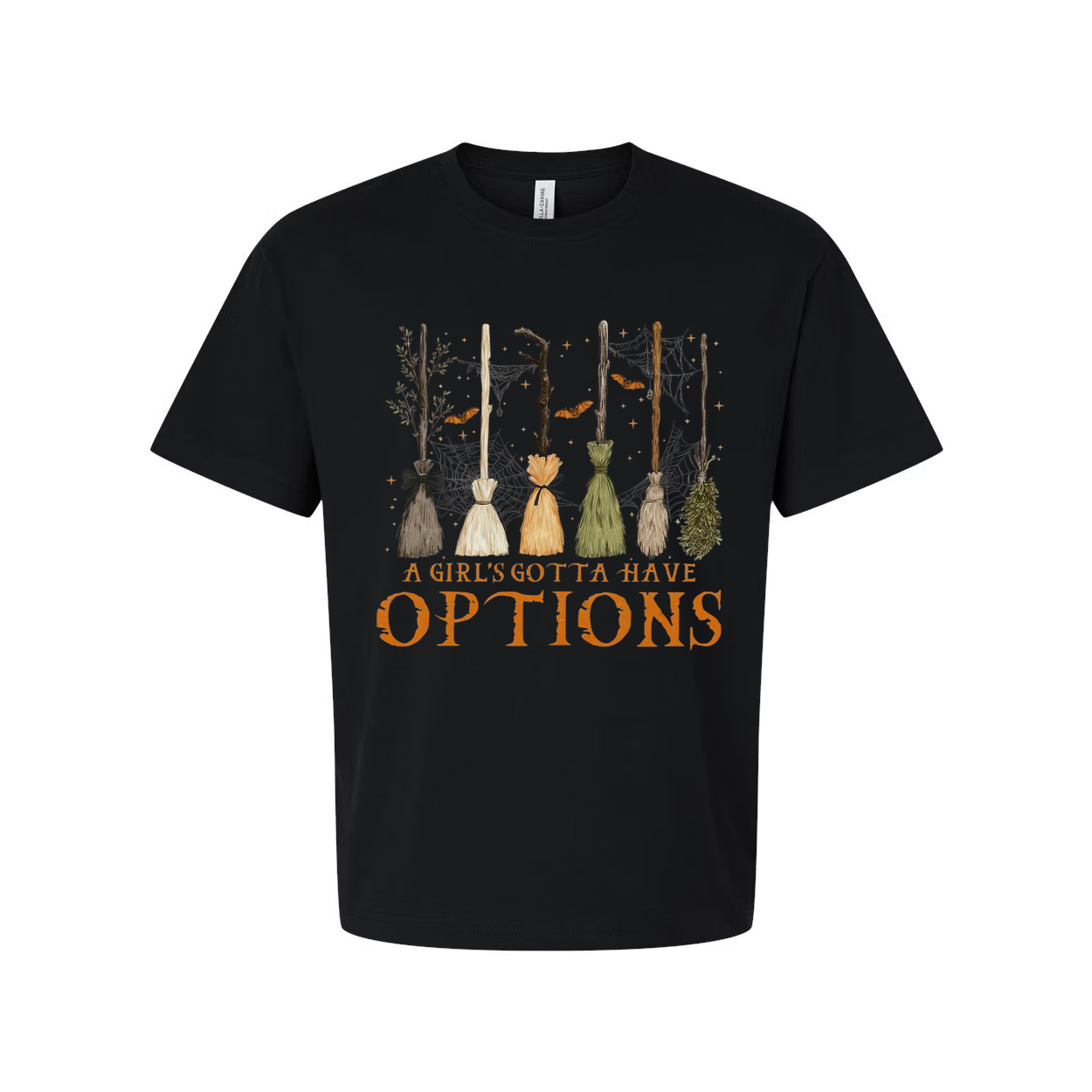 Girls Gotta Have Options Brooms Unisex T Shirt Design