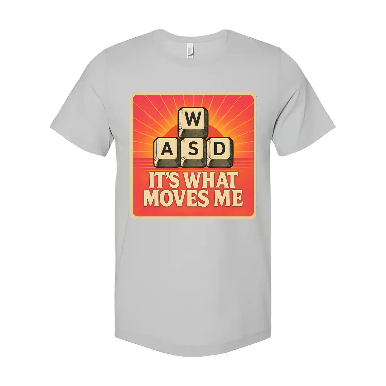 Vintage Graphic WASD Its What Moves Me Unisex T Shirt