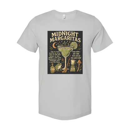 Midnight Margarita Glass Quotes Unisex T Shirt On Black