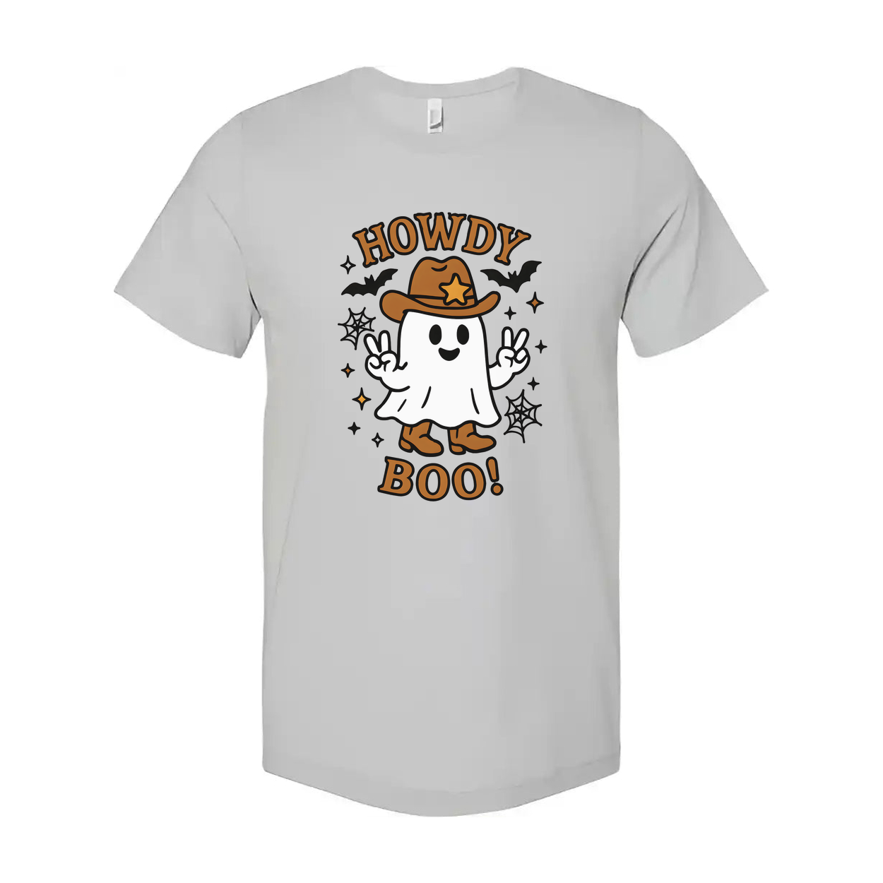 Howdy Boo Unisex T Shirt Halloween Graphic Tee For All