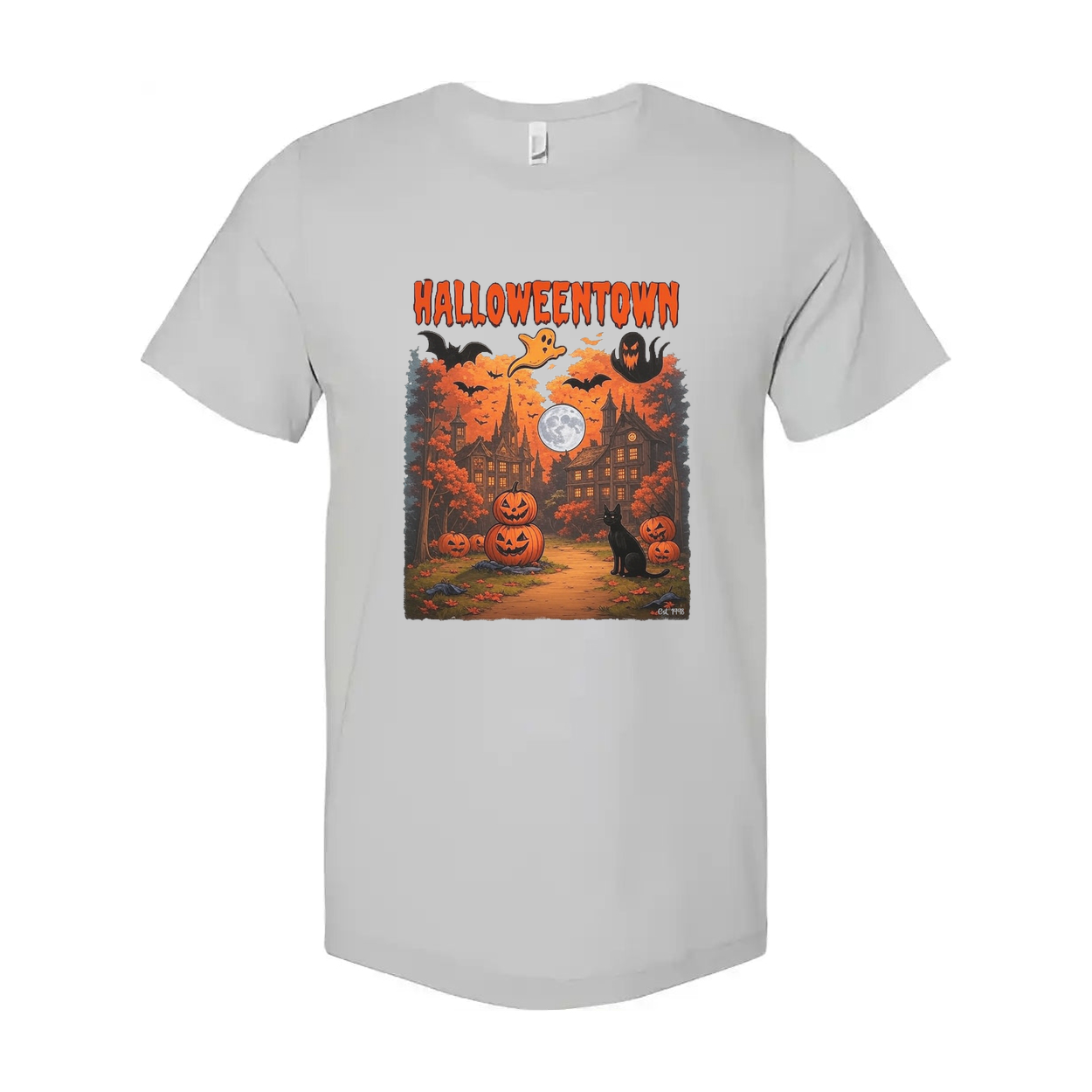 Halloween Town Unisex T Shirt Graphic Tee For Men And Women
