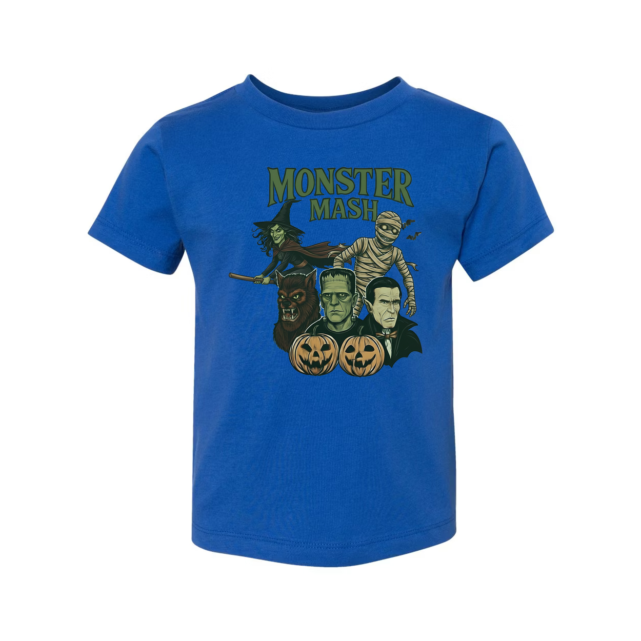 Vintage Monster Mash Unisex T Shirt Graphic Tee Halloween